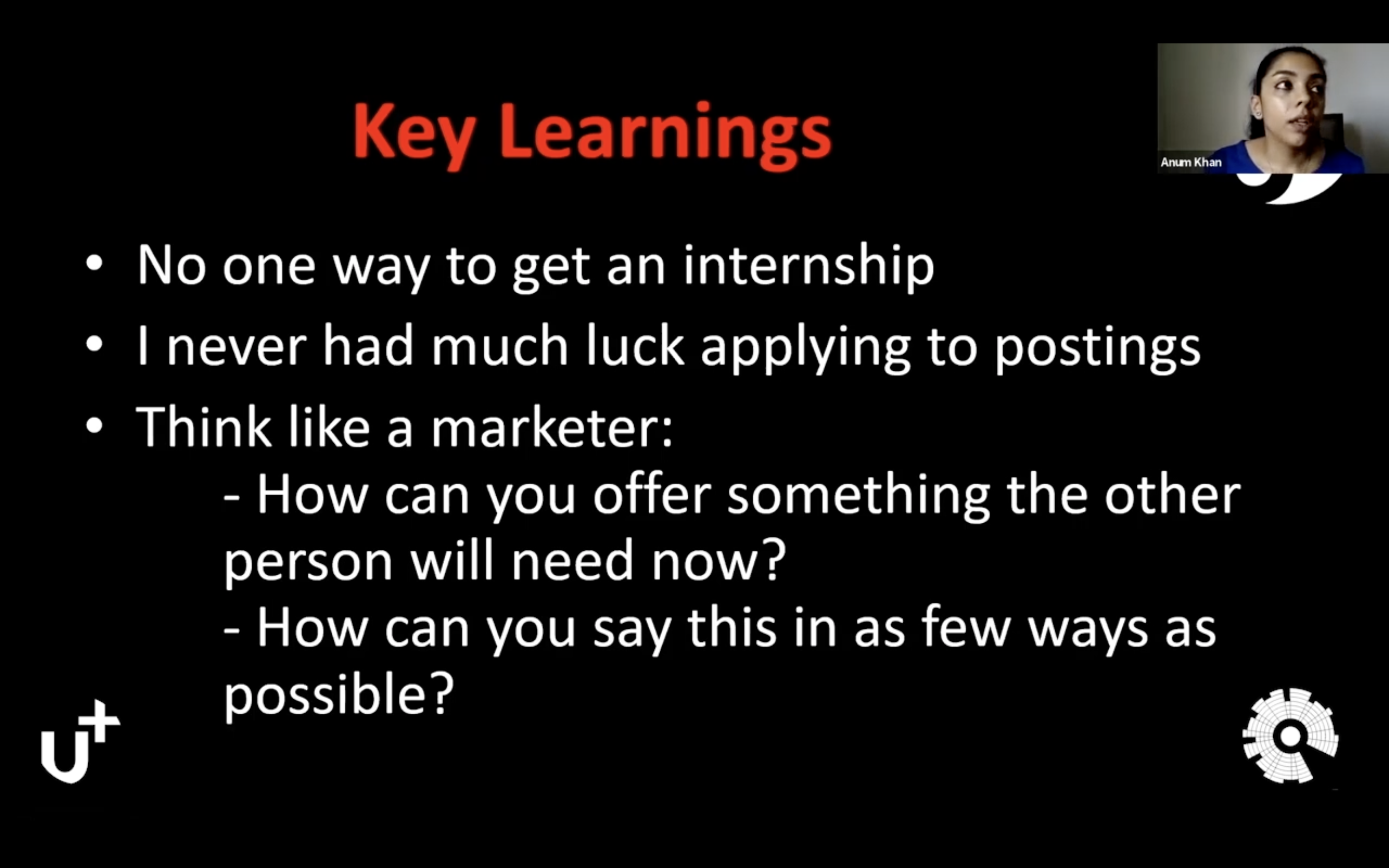 Anum Khan on Key Learnings for Getting Entertainment Jobs & Internships
